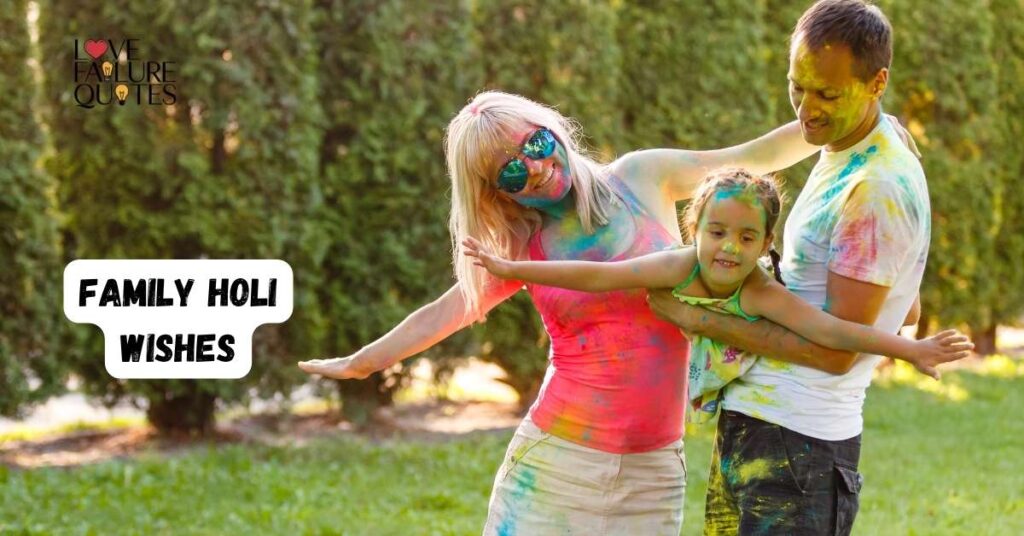 Family Holi Wishes